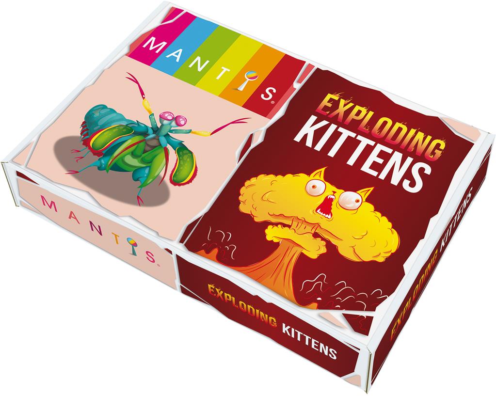 Boite du jeu Mantis et Exploding kittens