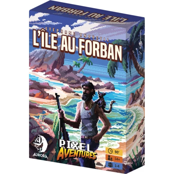 Vue face du jeu Pixel Aventures - L'île au Forban