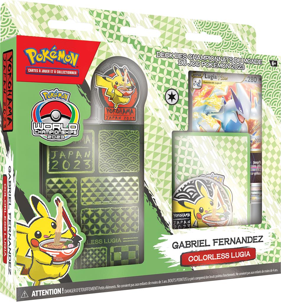 Pokémon : Deck des championnats du monde 2023 - Gabriel Fernandez - Colorless Lugia