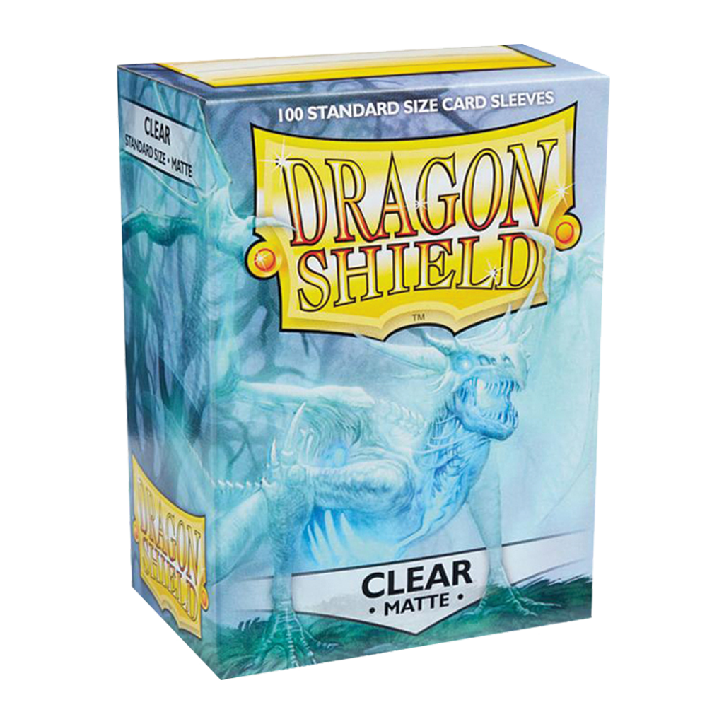 100 Sleeves Standard Clear Dragon Shield
