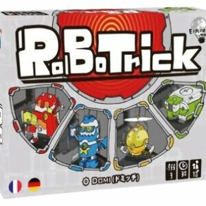 vue de face boite du jeu Robotrick