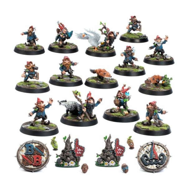 ÉQUIPE DE GNOMES POUR BLOOD BOWL: LES GLIMDWARROW GROUNDHOGS