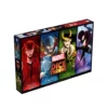 Vue de face Dice Throne Marvel : Scarlet Witch-Thor-Loki-Spiderman Miles Morales