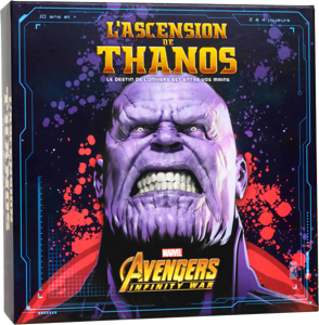 vue de face de la boite L'ascension De Thanos
