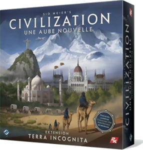 Vue de face de la boite du jeu Sid Meier's Civilization Une Aube Nouvelle