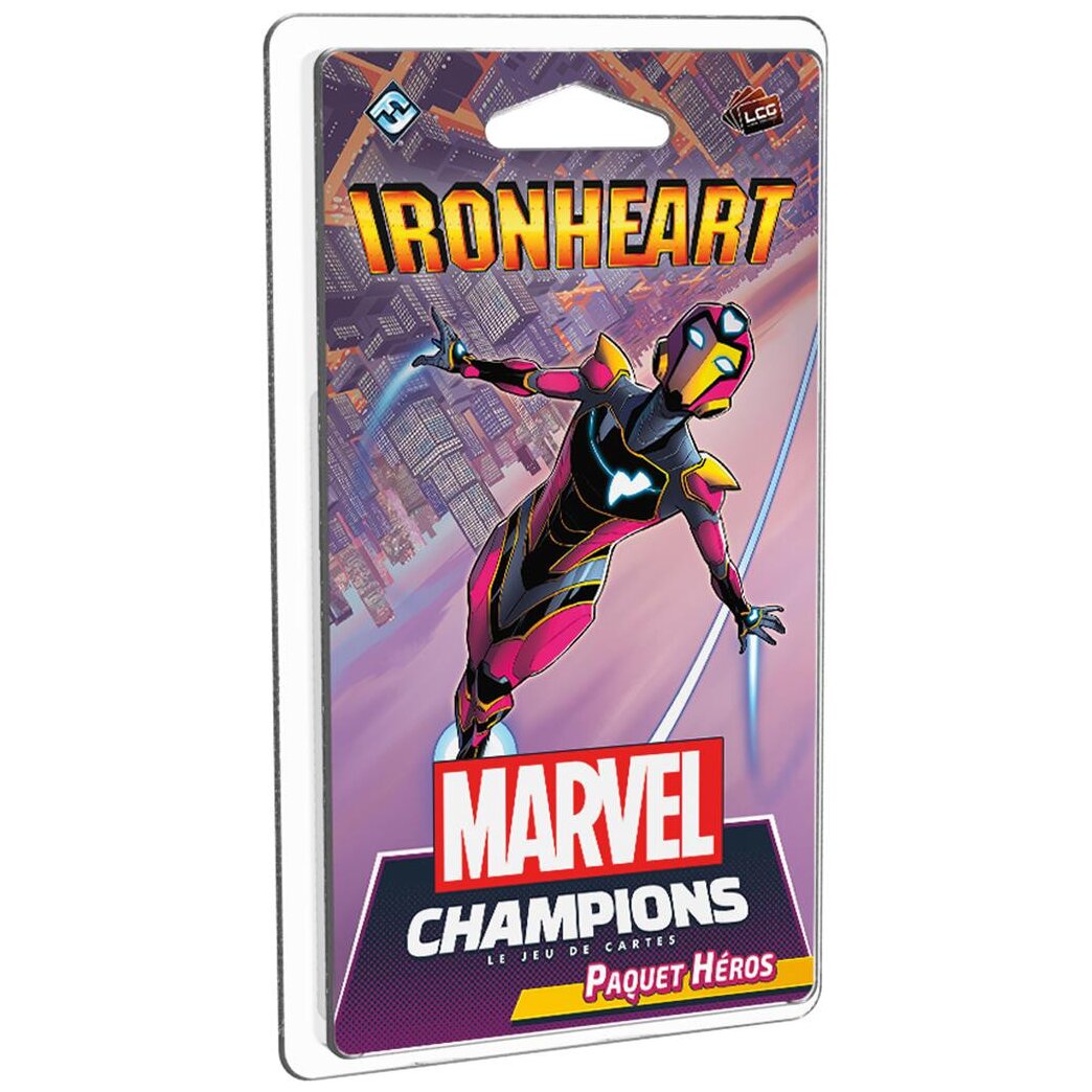 vue de face du personnage Marvel Champions - Ironheart