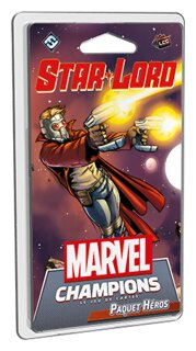 vue de face de la boite Marvel Champions - Star-Lord