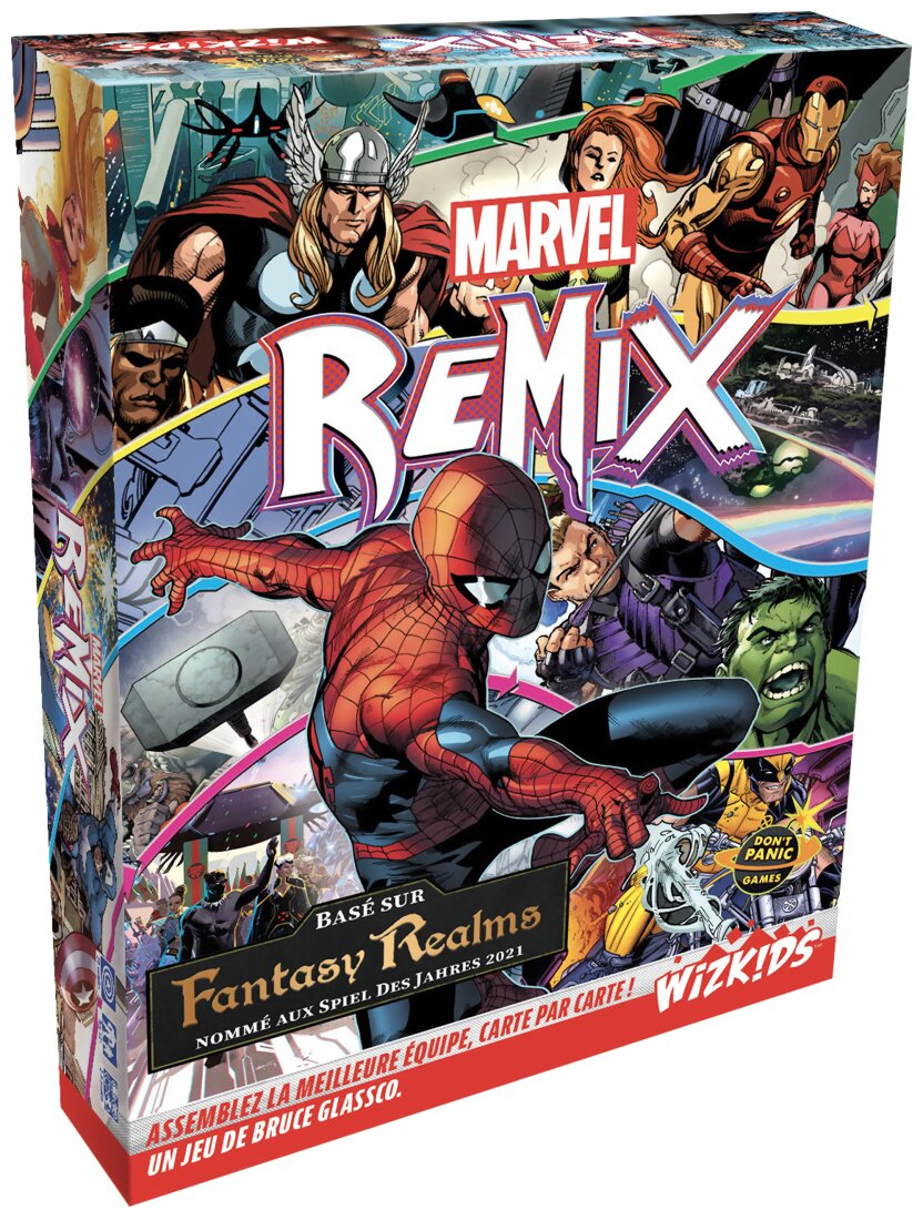 boite du jeu Marvel - Remix