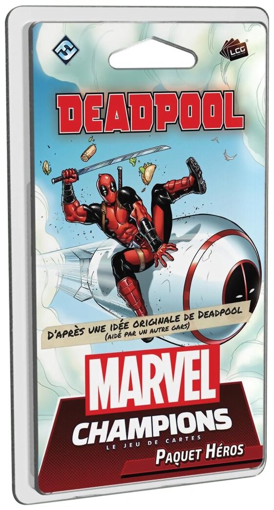 vue de face du paquet Marvel Champions - Deadpool