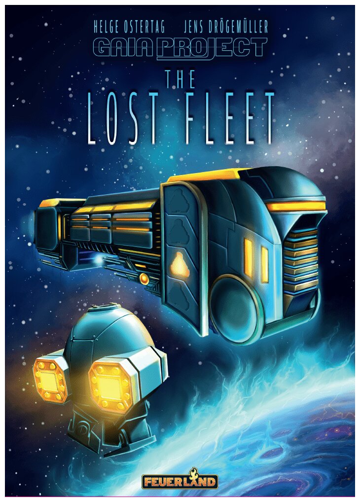 vue de face de la boite du jeu Gaia Project - The Lost Fleet