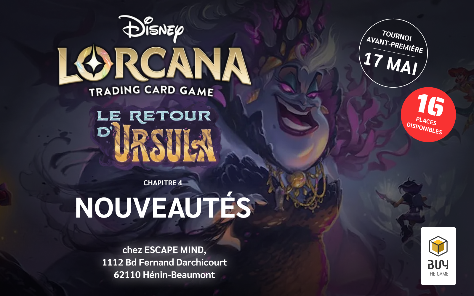 Avant-Première Lorcana Saison 4 : Le Retour D'Ursula