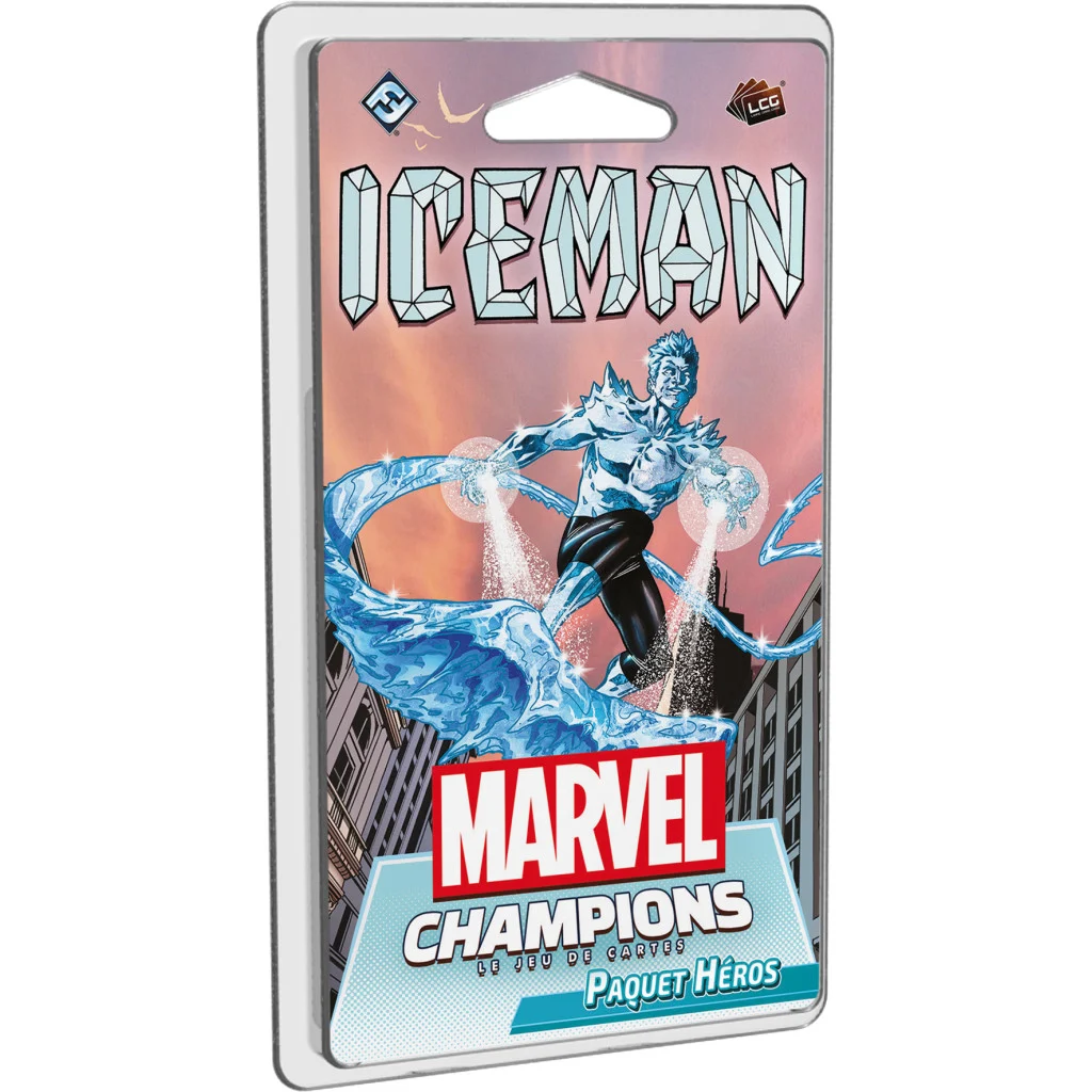 vue de face Marvel Champions : Le Jeu de Cartes - Iceman