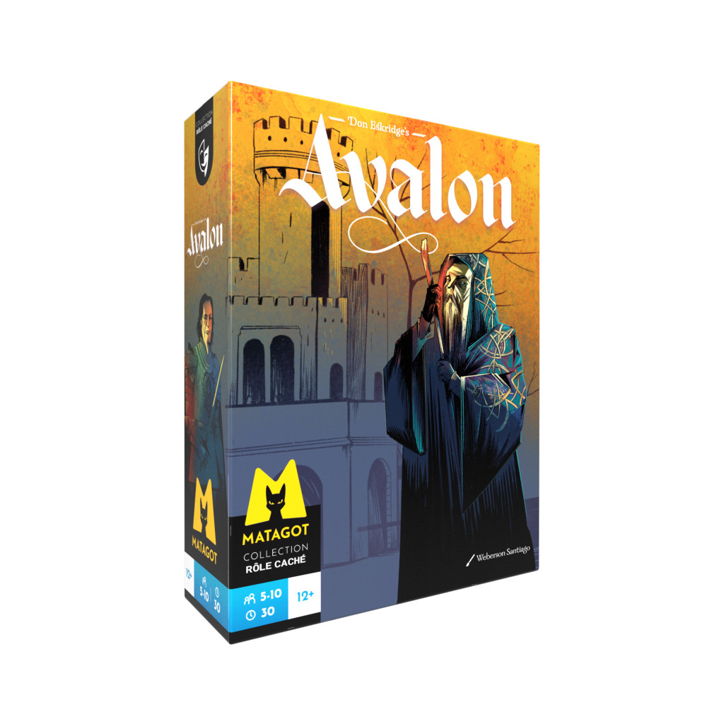 vue de la boite du jeu Avalon