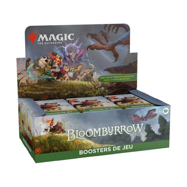 vue de face de la boite Bloomburrow - Boite de 36 boosters de jeu