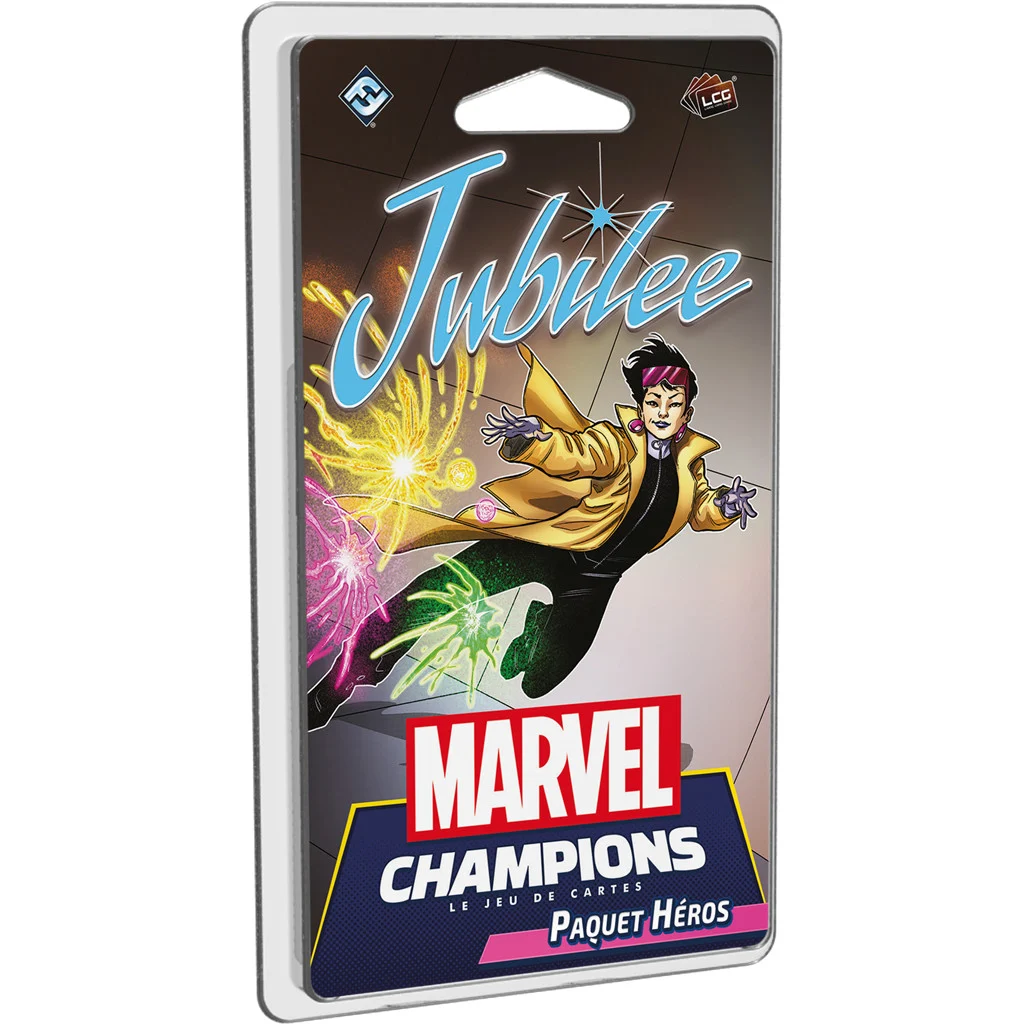vue de face du jeu Marvel Champions : Le Jeu de Cartes - Jubilee