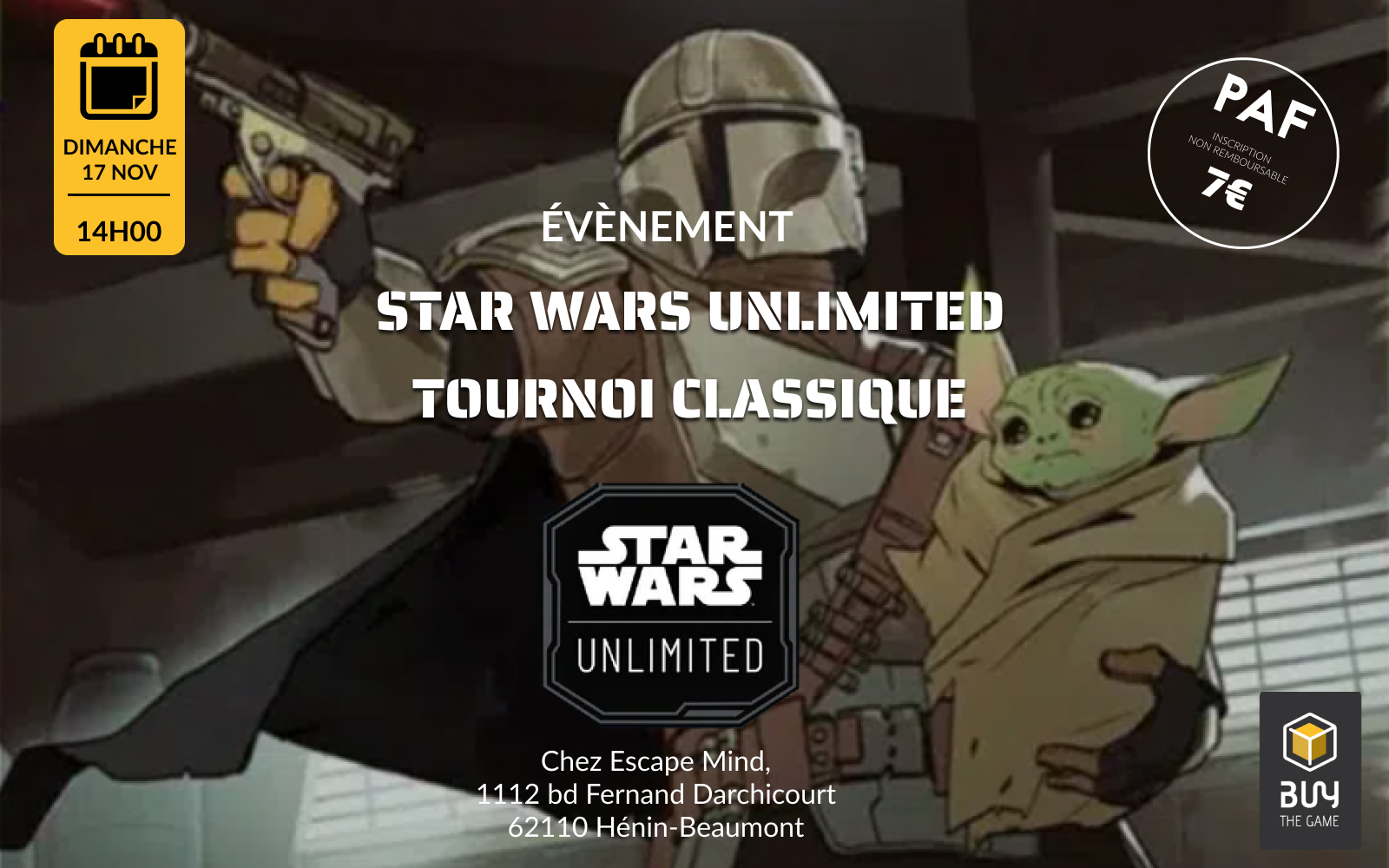 Tournoi Star Wars Unlimited crépuscule de la république