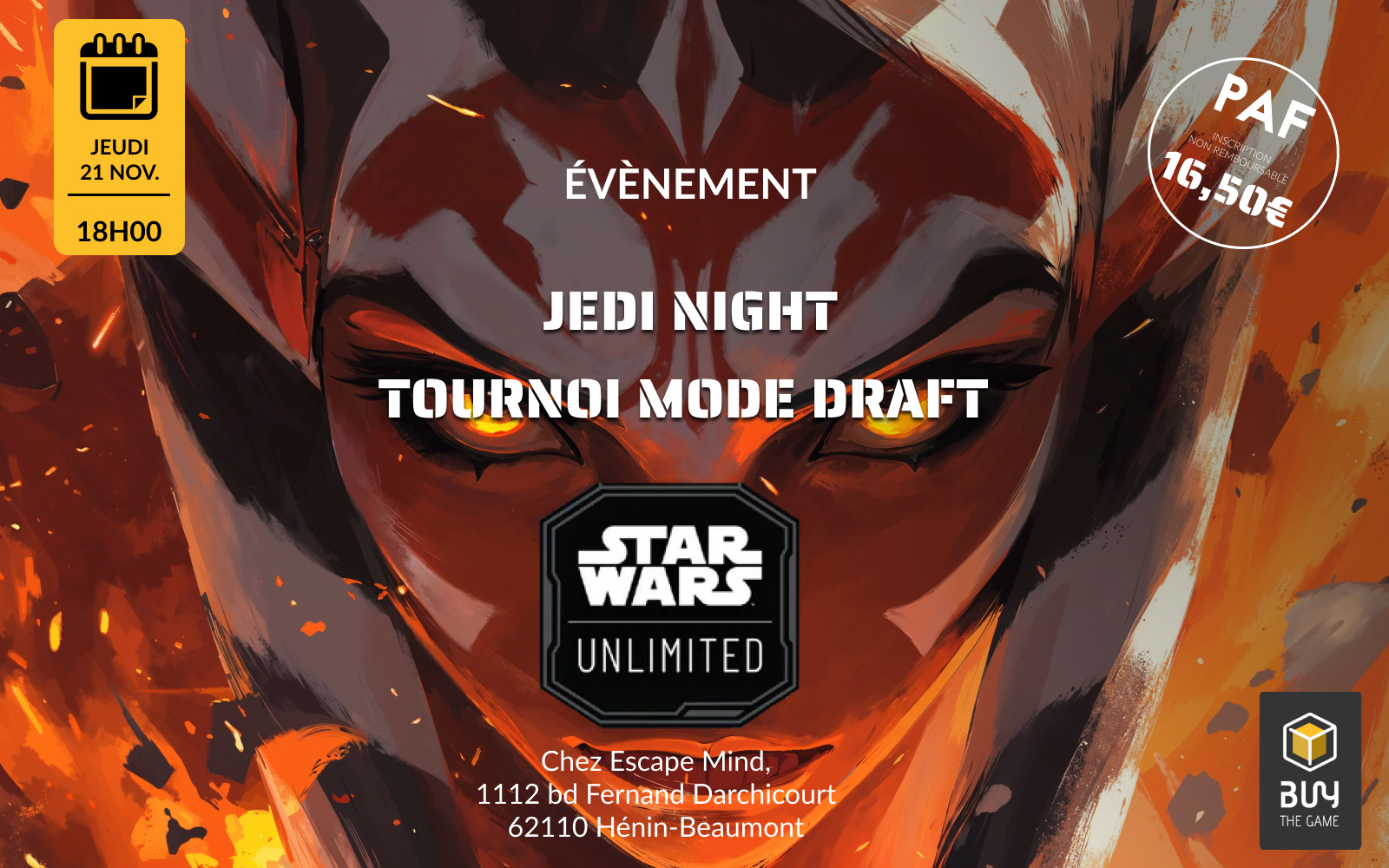 Draft Star Wars Unlimited - Crépuscule de la république