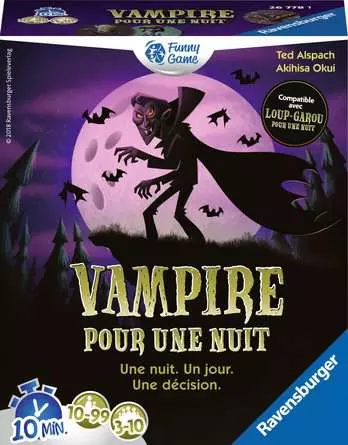 Boite de jeu vampire pour une nuit