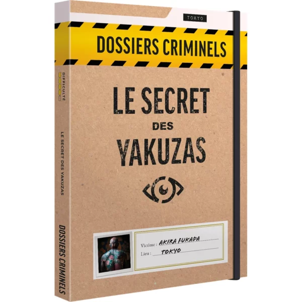 vue de face du jeu Dossiers Criminels - Le Secret des Yakuzas