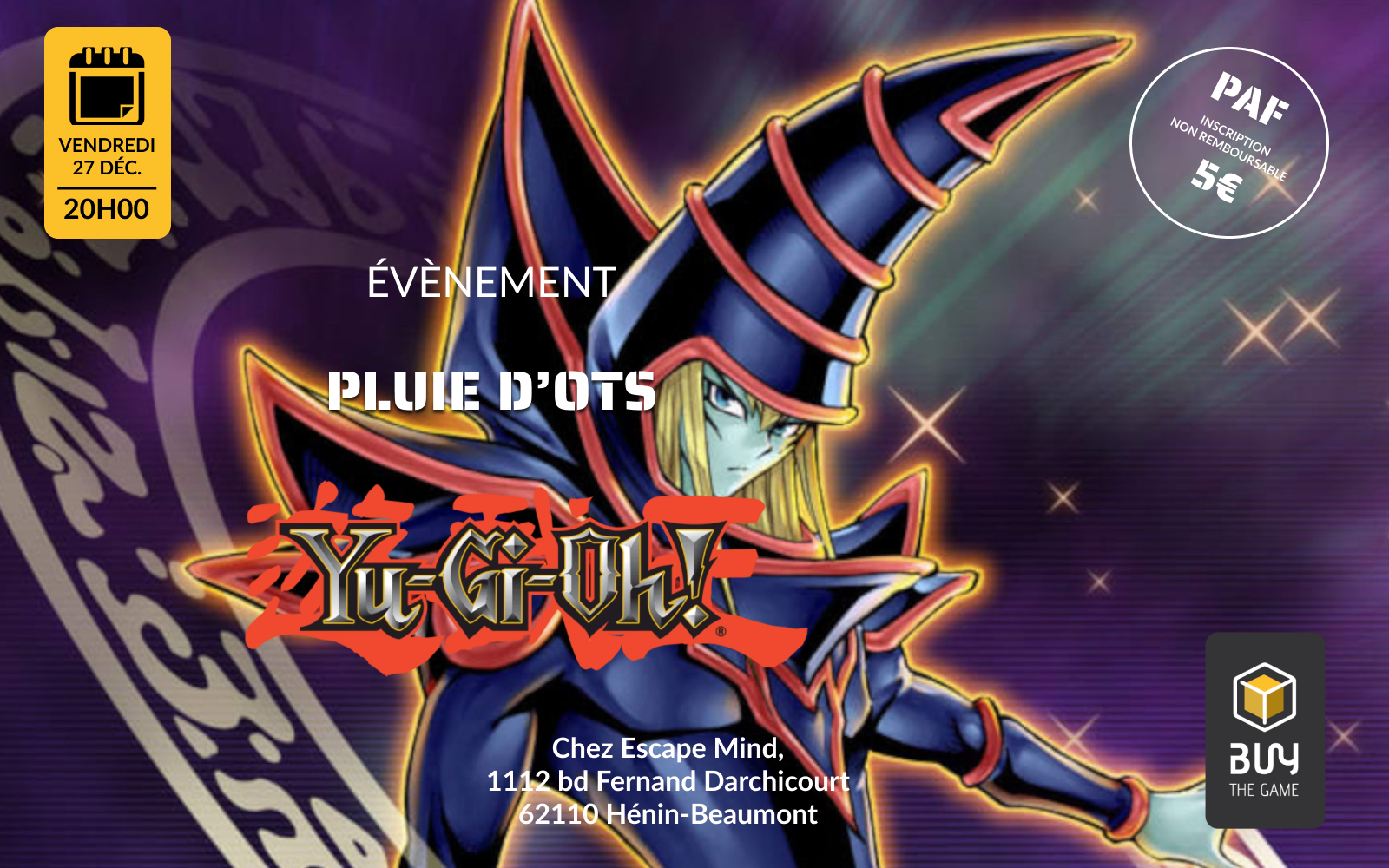 Tournoi Pluie d'OTS Yu-Gi-Oh