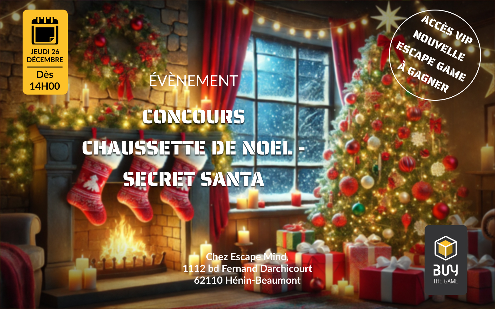 Concours Chaussette de Noel - Secret Santa