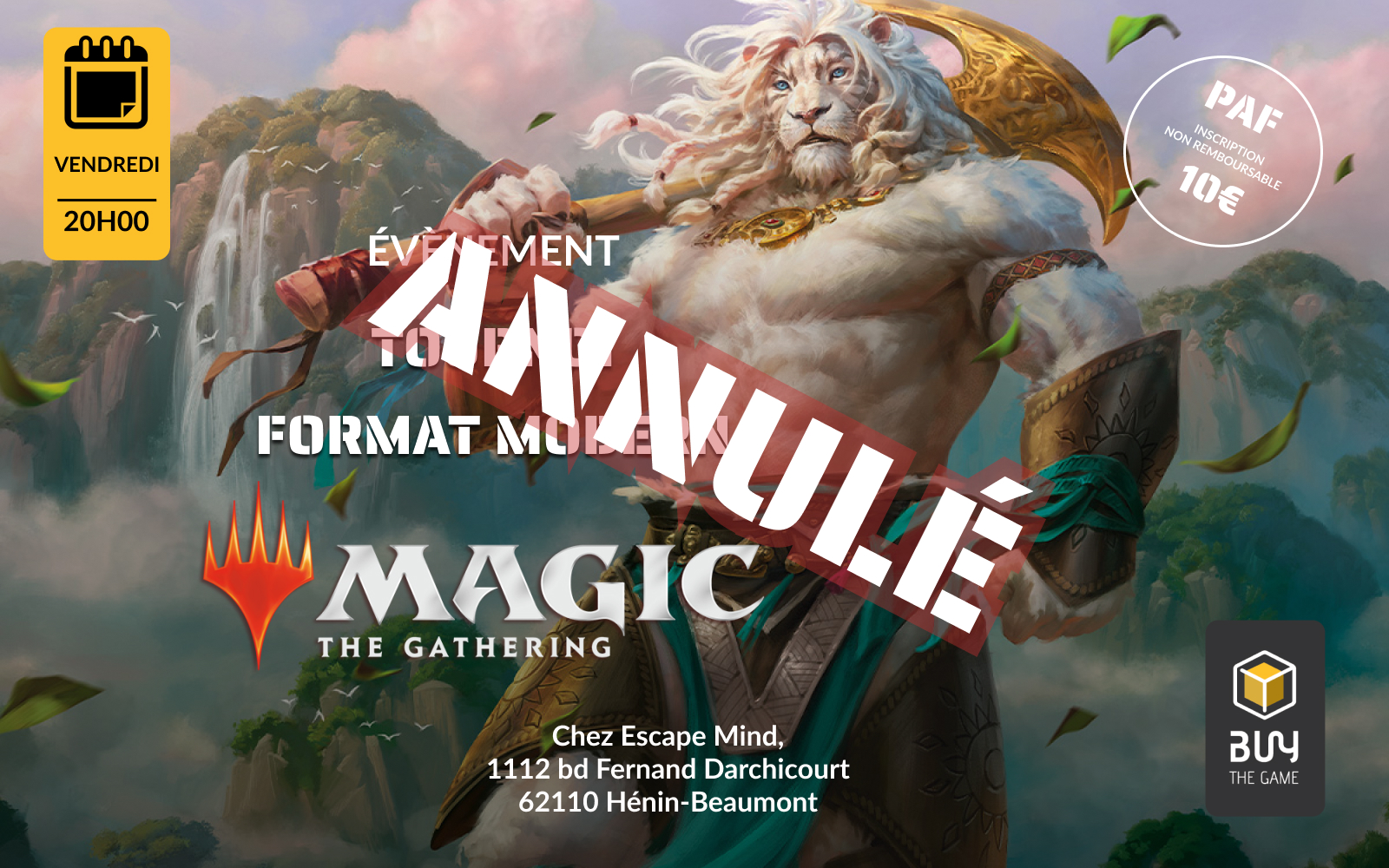 Friday Night Magic - Format Modern annulé