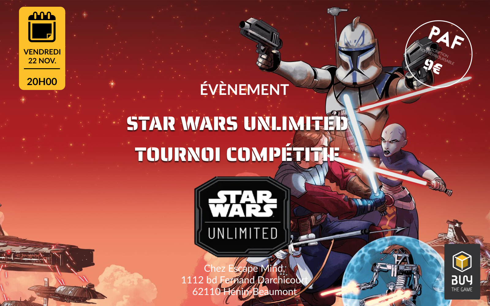 Tournoi compétitif SWU crépuscule de la république