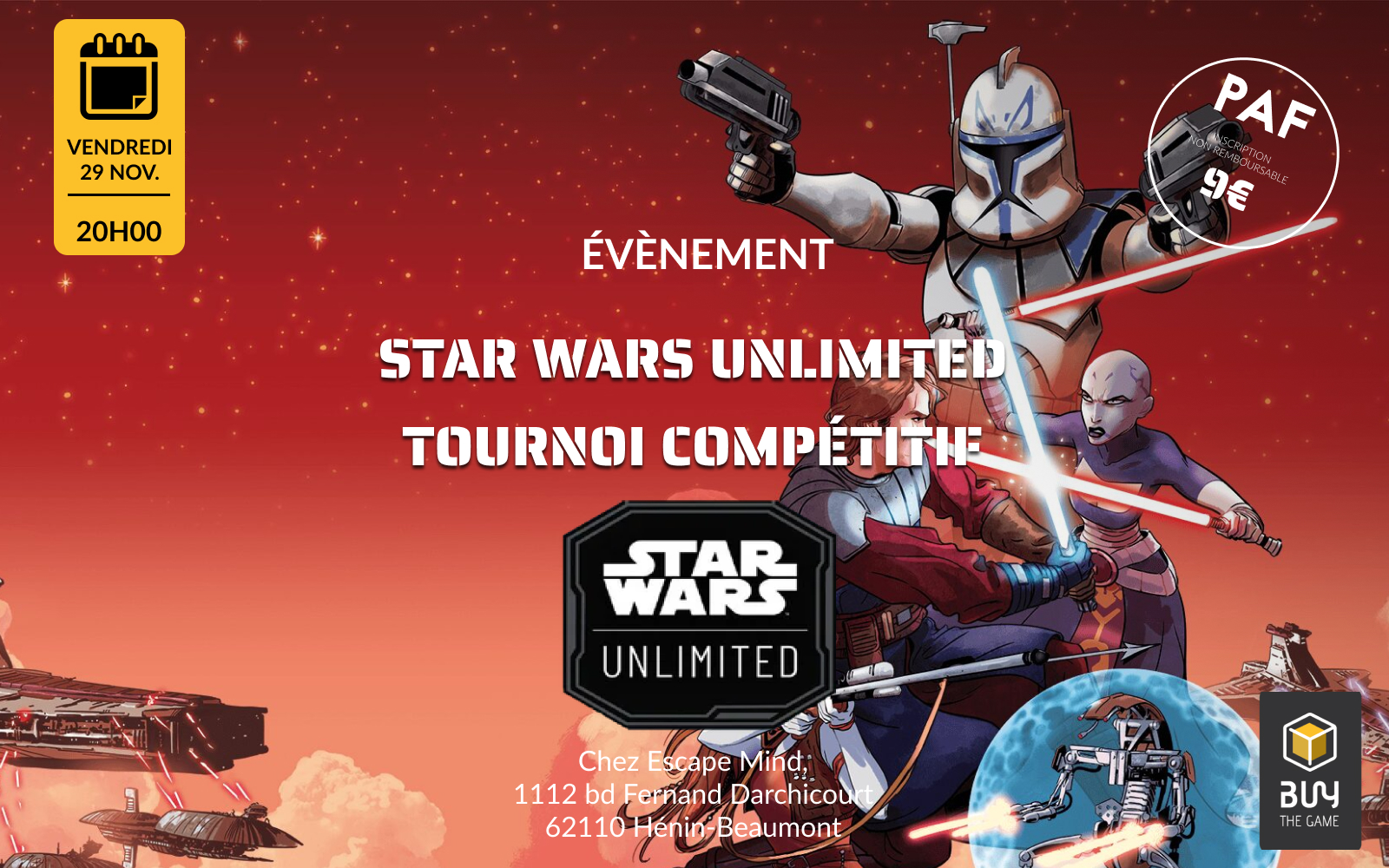 Tournoi compétitif SWU crépuscule de la république