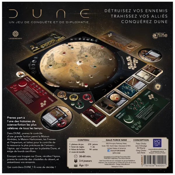 dos boite dune-un-jeu-de-conquete-et-de-diplomatie