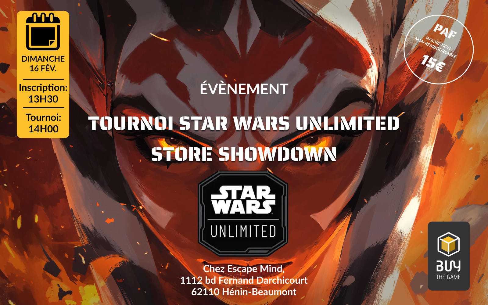 Tournoi Store Showdown Star Wars Unlimited - Crépuscule de la République