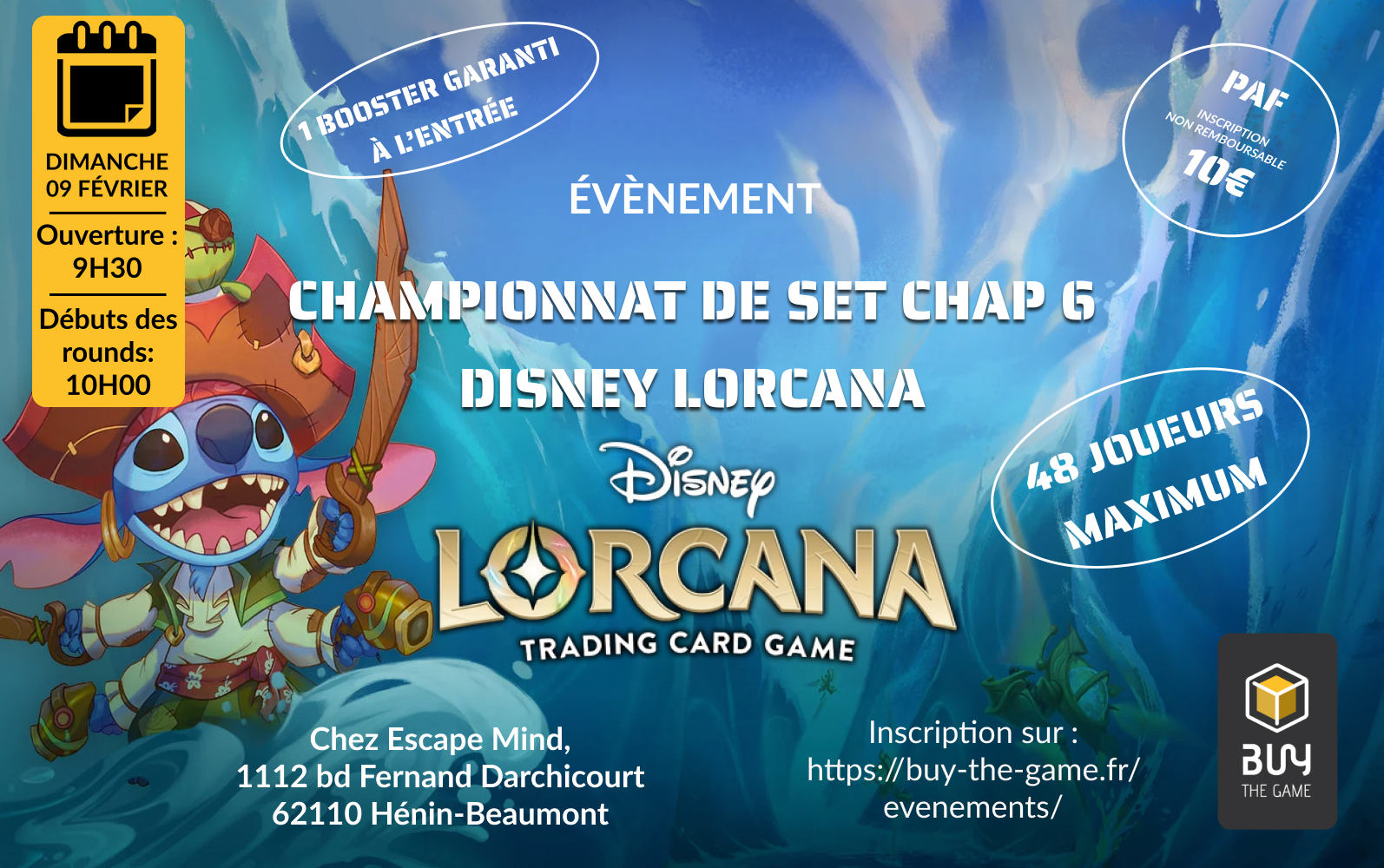 Championnat de set Lorcana : Mer Azurite