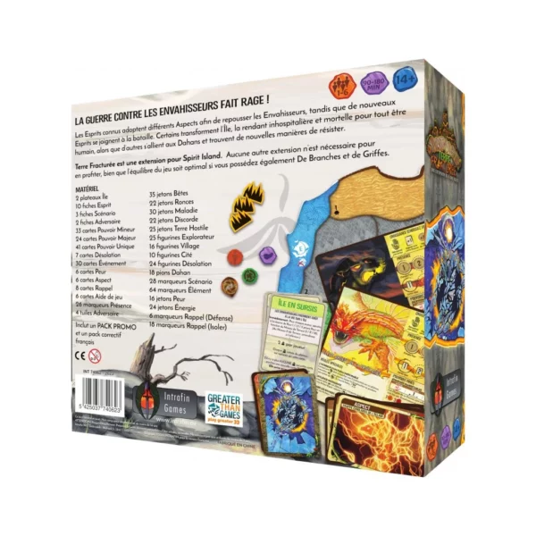 visuel de dos Spirit Island : Terre Fracturée
