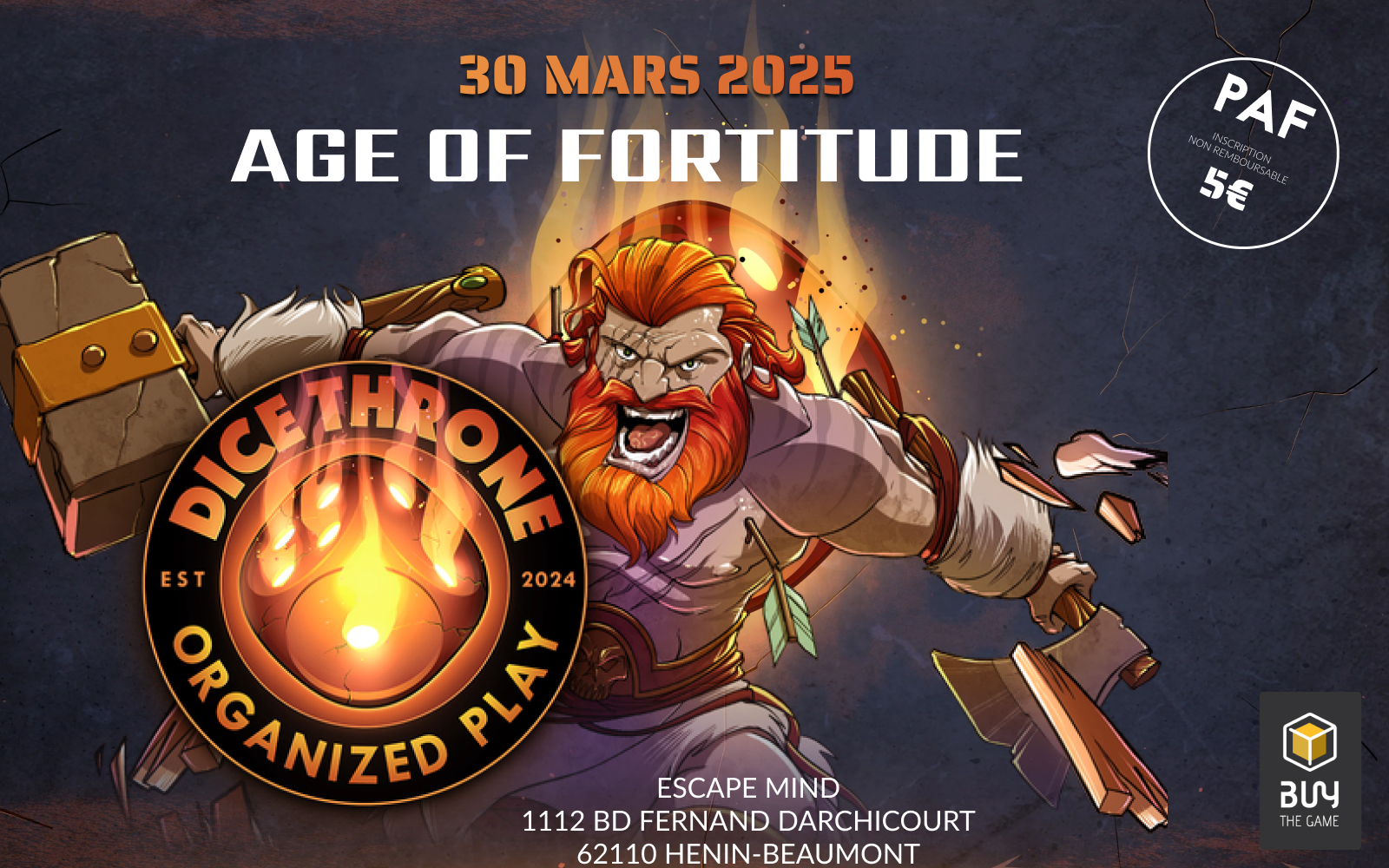 Dice Throne : The Age of Fortitude - Mars 2025