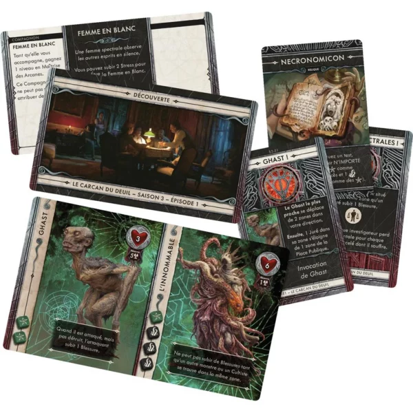 cartes Cthulhu Death May Die - La Peur De L'inconnu