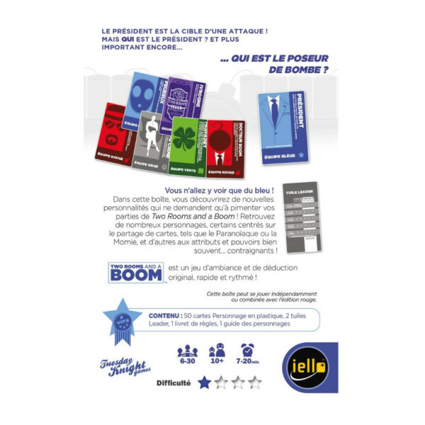 Two Rooms and a Boom - Edition Bleue dos