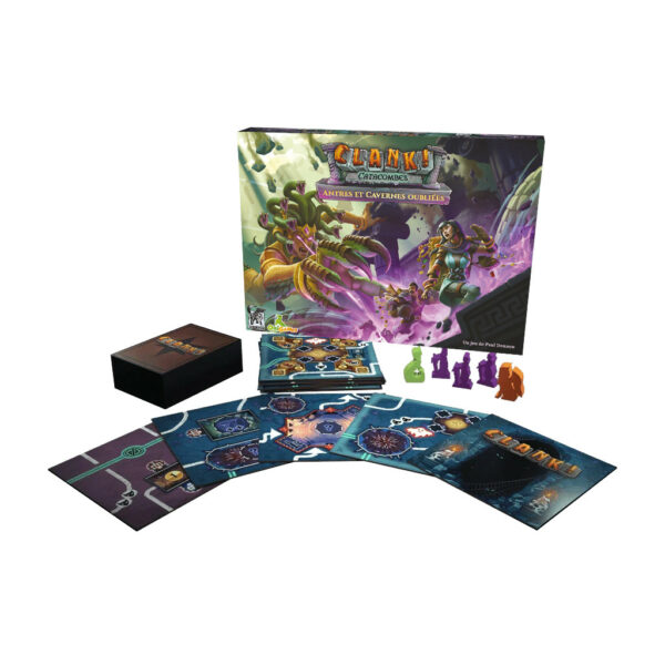 Clank! Catacombes - Antres et Cavernes Oubliées contenu