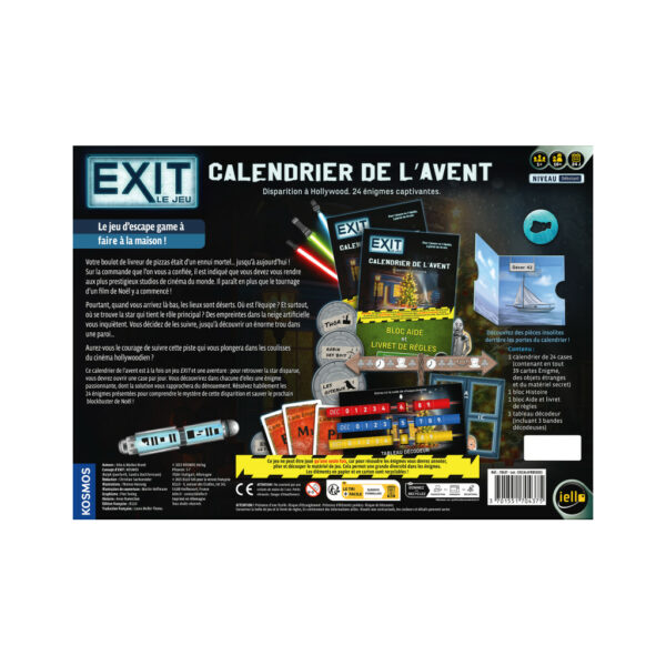 Exit - Calendrier de l'Avent : Disparition à Hollywood dos
