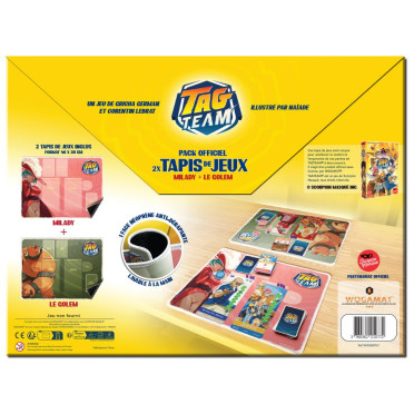 2 Tapis de Jeux Tag Team - Milady et Golem dos