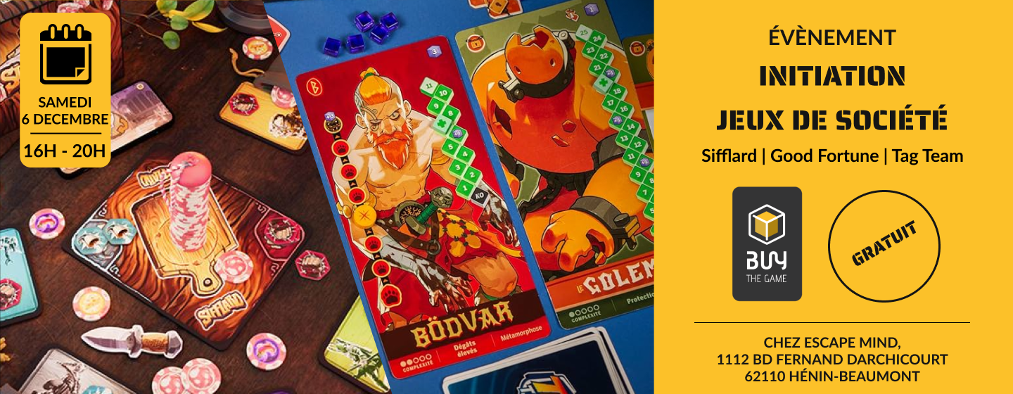 Initiation Jeux Société - 6/12