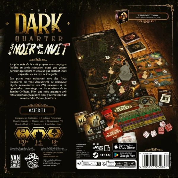 The Dark Quarter - Au Plus Noir de la Nuit dos