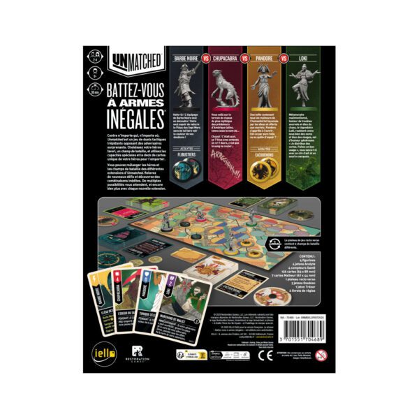 Unmatched : Combats de Légende Volume 3 dos