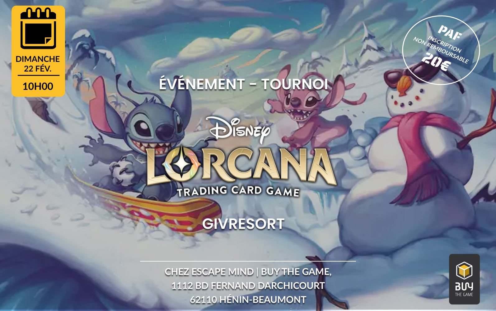 Tournoi Disney Lorcana - Chapitre 11 "Givresort"