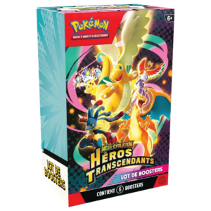 Pokémon – Coffret 6 Boosters ME2.5 Méga-Évolution : Héros Transcendants