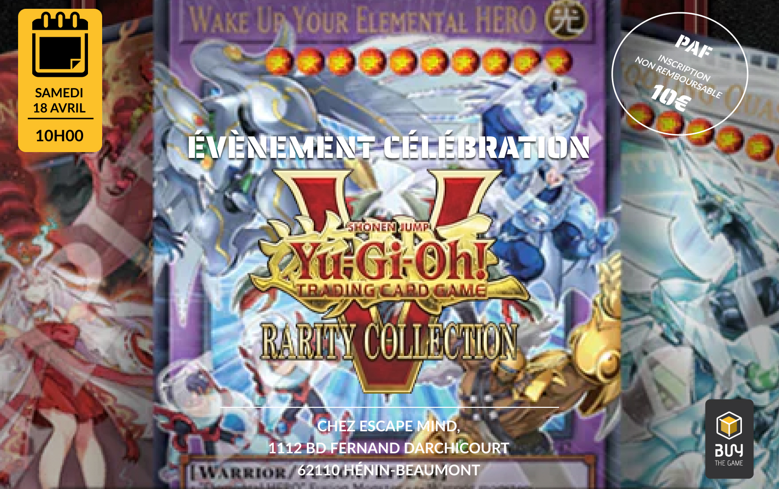 Évènement Célébration Collection rareté 5