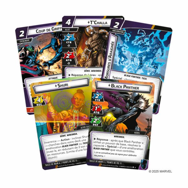 Marvel Champions -Black Panther - Cartes