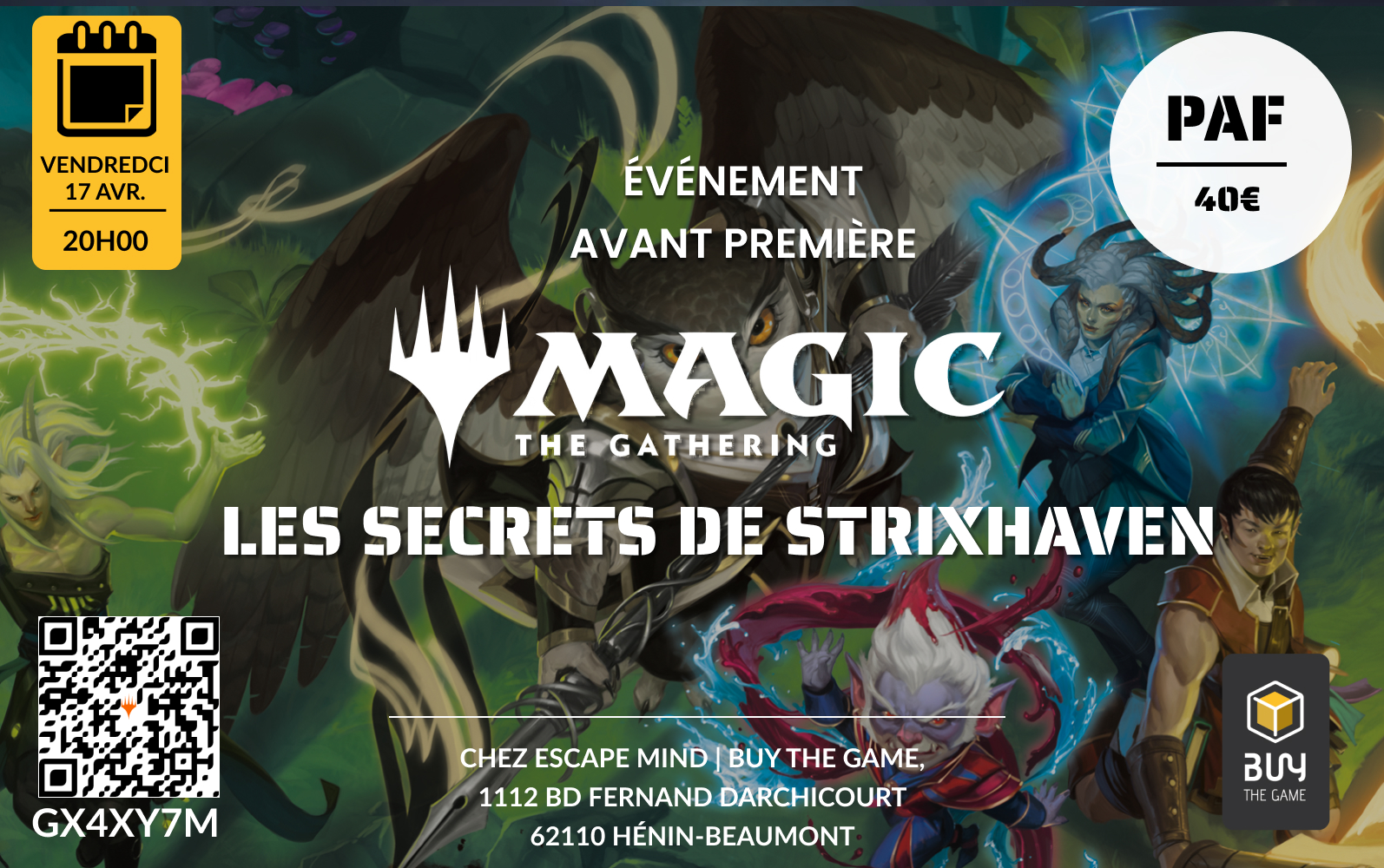 Avant Première - Les secrets de Strixhaven - Magic