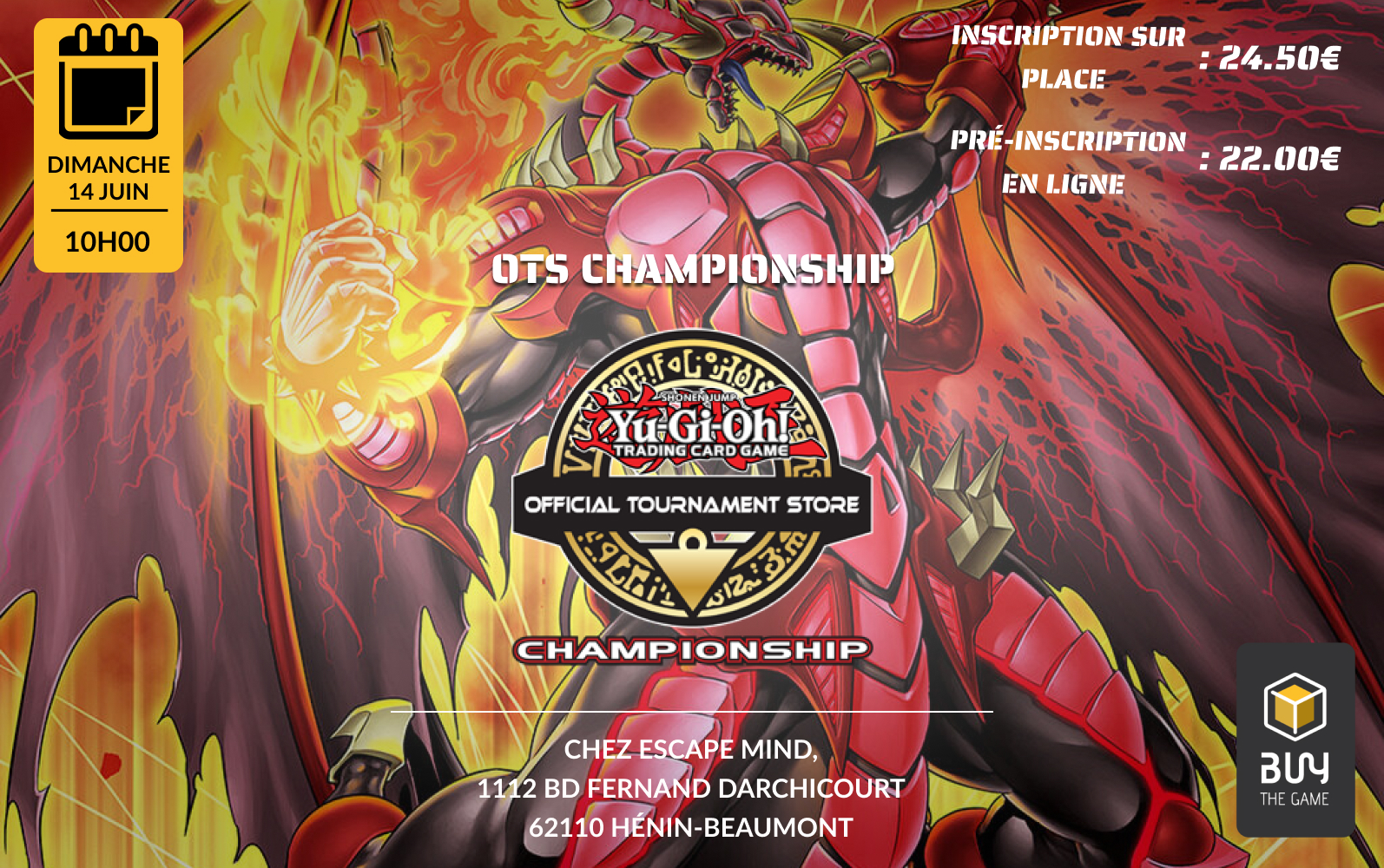 OTS Championship Yu-Gi-Oh - Territoire Embrasé