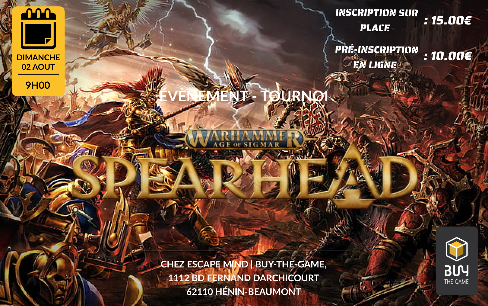 Tournoi Warhammer Age of Sigmar - Spearhead