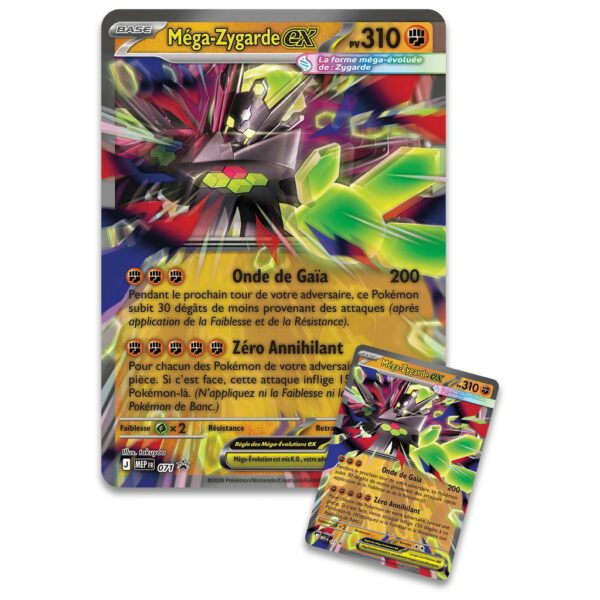 pokemon collection premium méga-zygarde ex - carte