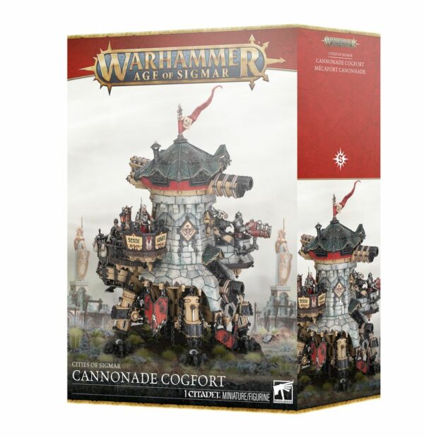Warhammer Age of Sigmar - Cities of sigmar Cannonade Cogfort - packaging